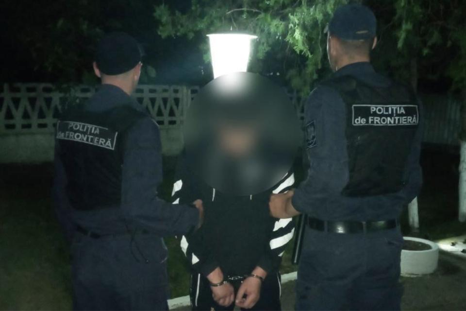 Un bărbat condamnat la închisoare, reținut noaptea de PF Cahul