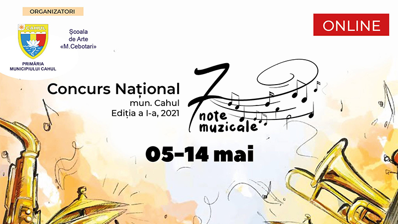 7 note muzicale! Start pentru concursul național de muzică instrumentală