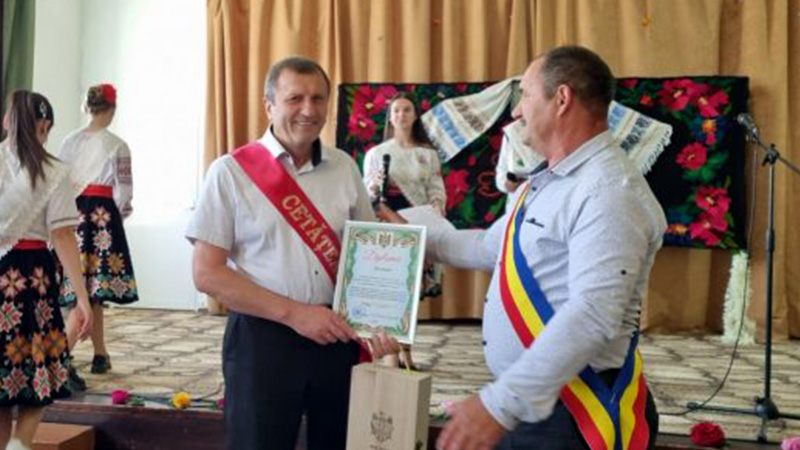 Gheorghe Tabuncic - cetățean de onoare a comunei Tartaul de Salcie