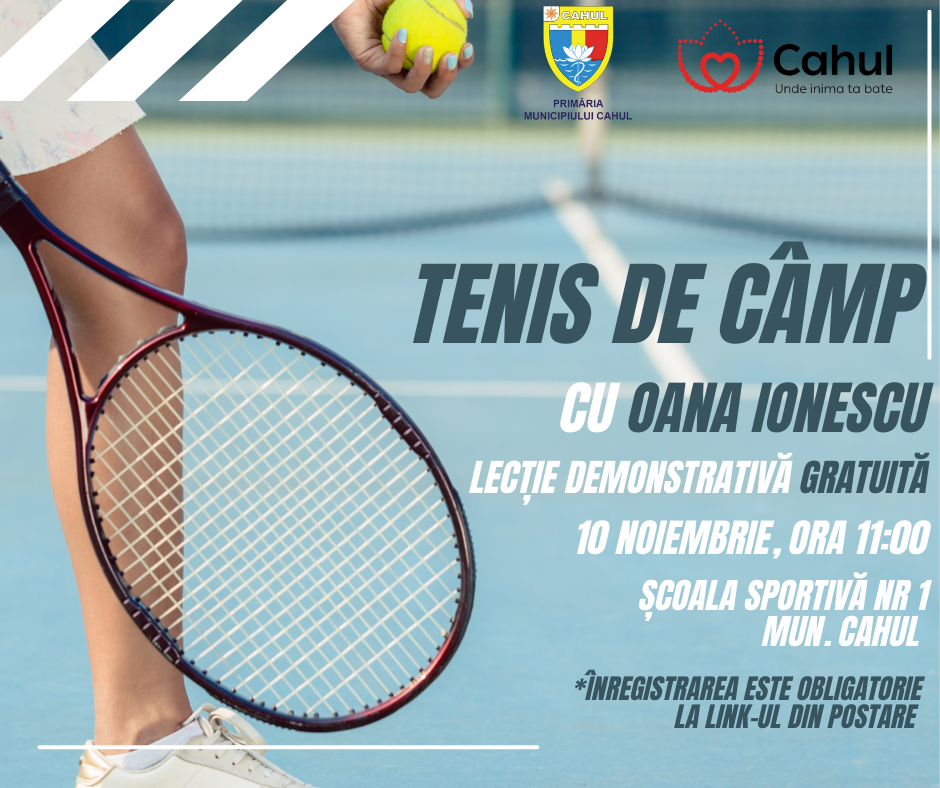 Lecție de Probă Gratuită la Tenis de Câmp cu Oana Ionescu