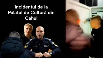 VIDEO | Cei trei tineri din Cahul, sancționați după acte de vandalism la Palatul de Cultură din municipiu