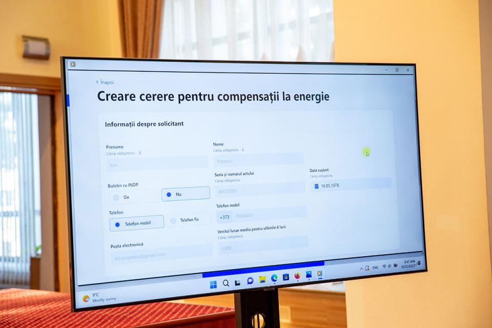 La începutul lunii decembrie, cetățenii vor putea afla gradul de vulnerabilitate energetică