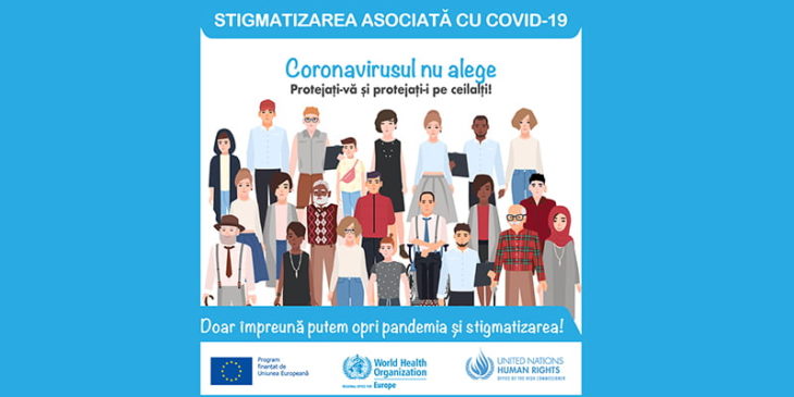UE, OMS și OHCHR vor contribui la combaterea stigmei asociate cu COVID-19 în Republica Moldova