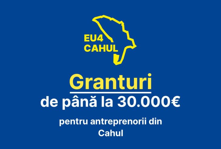 Uniunea Europeană oferă 770.000 EURO pentru dezvoltarea sectorului privat din regiunile cheie Cahul și Ungheni