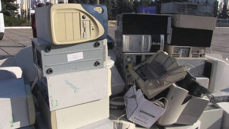 Circa 6 tone de deşeuri electronice au fost colectate în raionul Cahul