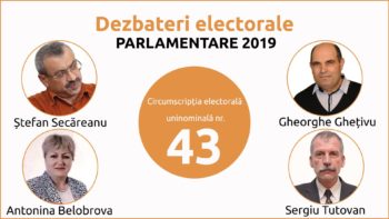 Dezbateri electorale dintre candidații CEU nr. 43 Cahul. Emisiunea IV