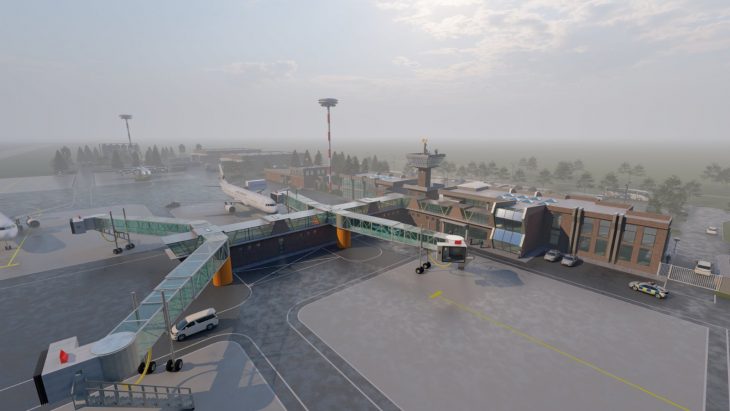 Cum ar putea arăta aeroportul din Cahul. Un tânăr a proiectat reconstrucția acestuia /VIDEO
