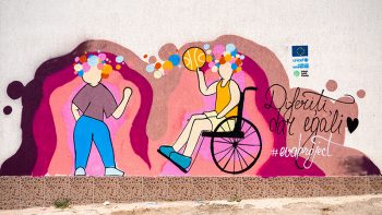 Picturi murale dedicate egalității de gen au fost realizate în nouă localități din raionul Cahul