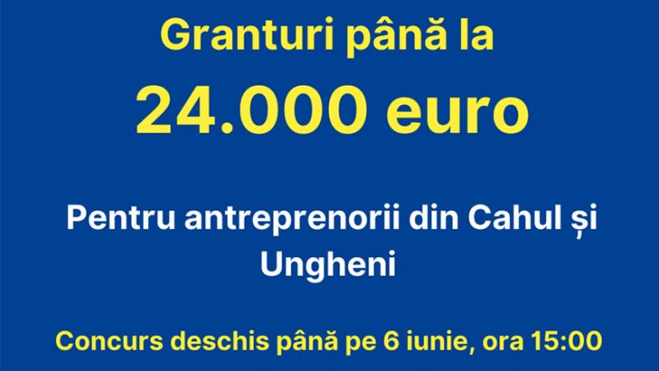 Uniunea Europeană lansează un nou apel de granturi pentru antreprenorii din regiunile Cahul și Ungheni