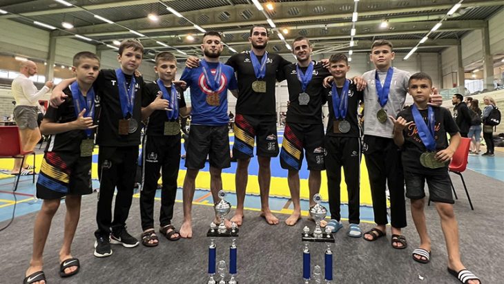 Nouă medalii și trei cupe au cucerit sportivii din Cahul la Campionatul European Brazilian Jiu-Jitsu și Grappling Belgia Bruxelles 2022