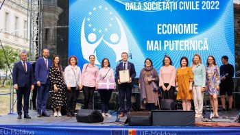 Delegația Uniunii Europene în Republica Moldova a premiat rezultatele remarcabile ale organizaților societății civile din Republica Moldova
