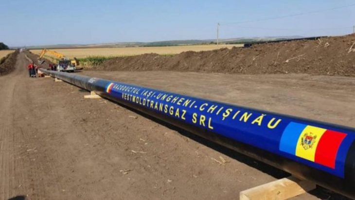 România a început să exporte gaz către Republica Moldova prin conducta Iași – Ungheni