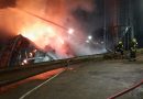 Un alt rezervor  din Portul Giurgiulești a fost prăbușit. Pompierii au localizat incendiul /VIDEO