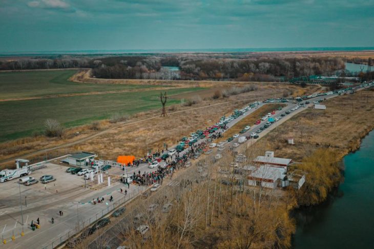 Peste 664 mii de cetățeni ucraineni au intrat în R. Moldova din Ucraina