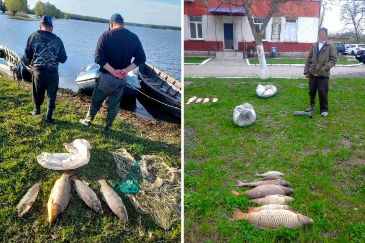 Patru persoane prinse la pescuit cu plase și alte ustensile interzise pe Lacul Manta și Beleu
