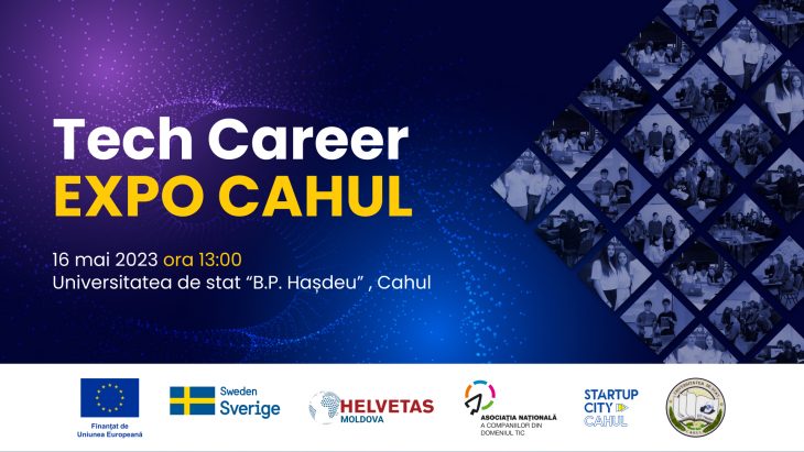 Tech Career Expo Cahul vine cu cele mai noi tendințe și oportunități în industria IT!