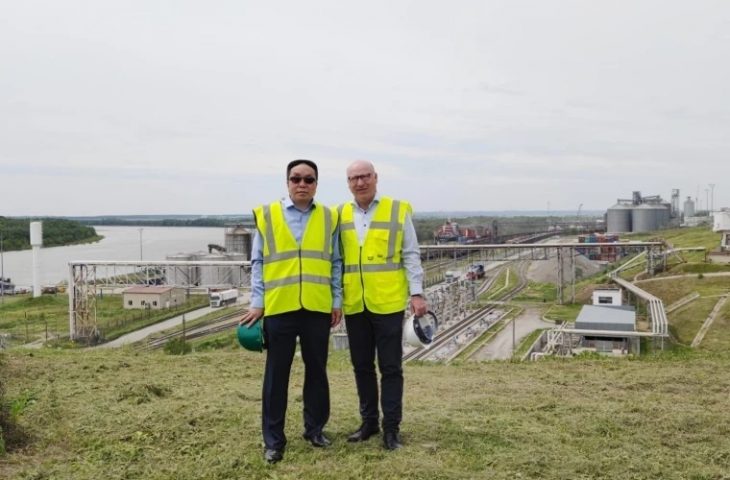 Ambasadorul Chinei în Moldova s-a familiarizat cu Portul Giurgiulești