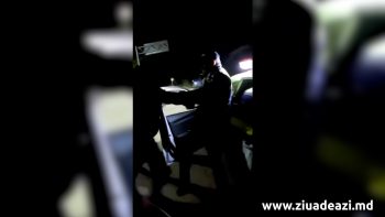 VIDEO// Un polițist din  Cahul a fost luat la pumni de un individ în s. Burlăceni