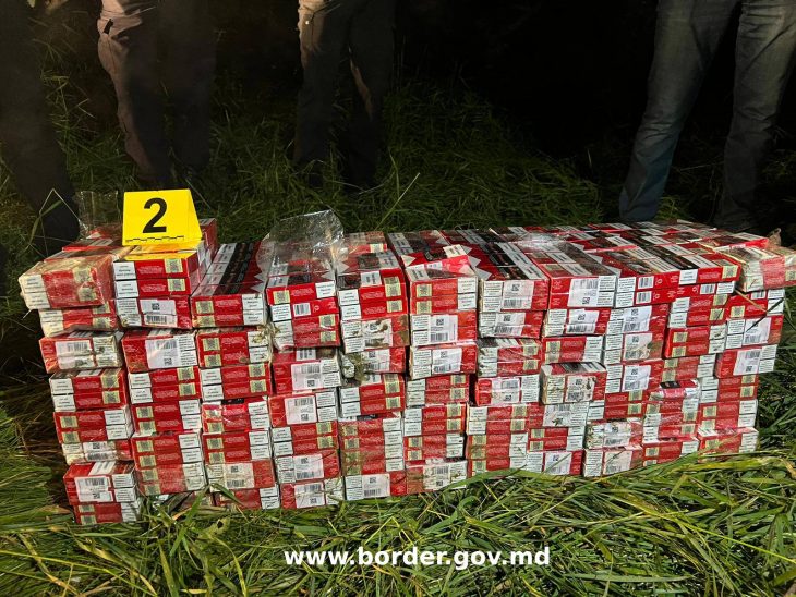 Peste 14 mii pachete cu țigări de contrabandă, depistate pe direcția Gotești -Cîrja