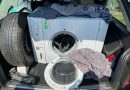 Motor auto camuflat într-o mașină de spălat, depistat de vameși la Giurgiulești