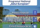 Un teren de minifotbal construit în Andrușul de Sus prin programul ”Satul European”