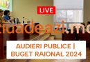Audieri publice privind bugetul raionului Cahul 2024 | LIVE