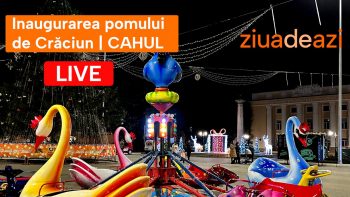 Inaugurarea pomului de Crăciun la Cahul | LIVE