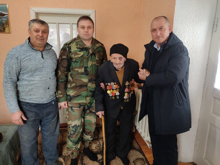 Unicul veteran de război rămas în viață din raionul Cahul a împlinit 100 de ani