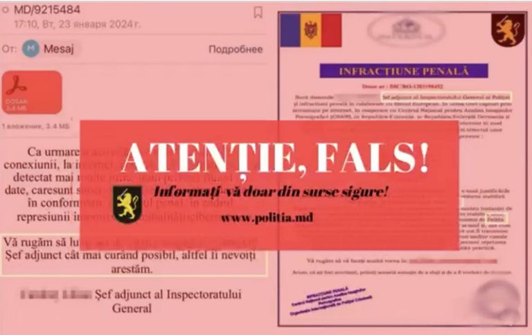 Atenție Escrocii Trimit Mesaje False Din Numele Conducătorilor Instituțiilor Publice 5451