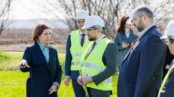 Președinta Maia Sandu a participat la demararea construcției Liniei Electrice Aeriene Vulcănești-Chișinău