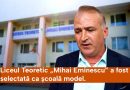 Liceul Teoretic „Mihai Eminescu” va deveni o Școală Model / VIDEO