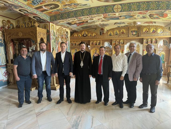 Oaspeți de seamă la Episcopia Basarabiei de Sud: Secretarul de stat Adrian Dupu în vizită la Cahul
