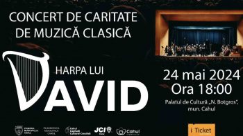 Concert de caritate de muzică clasică la Cahul ,,Harpa lui David’’. Banii din bilete vor merge pentru procurarea unei harpe