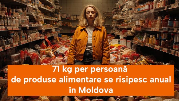 Republica Moldova risipește anual 180 de mii de tone de alimente: 71 kg per persoană