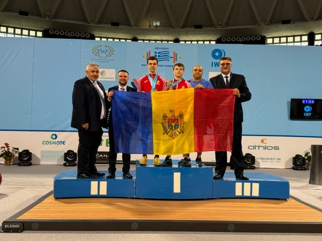 Haltere: Moldova a cucerit încă 6 medalii la Campionatul European U-15 și Juniori