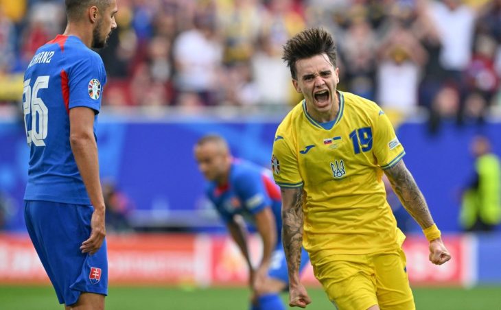 2:1 | Ucraina a învins Slovacia. 3 echipe cu câte 3 puncte în grupa E