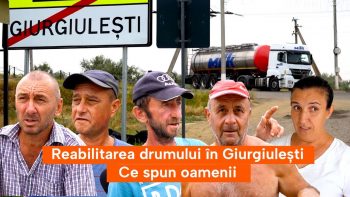 Reabilitarea drumului de ocolire în Giurgiulești. Ce spun oamenii