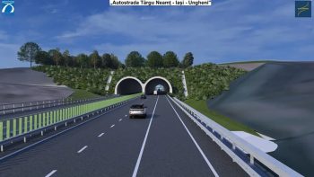 Autostrada „Unirii”, care va lega România de Moldova, cu un număr impunător de tuneluri prin munți