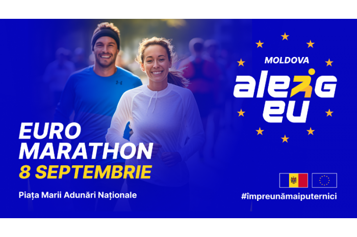 La Chișinău pe 8 septembrie se va desfășura Euro Marathon