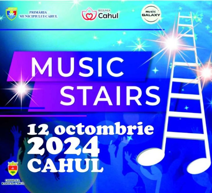 Festivalul „Music Stairs” 2024 la Cahul: Oportunitatea tinerelor talente de a evolua pe scena mare alături de celebrități. Înregistrarea aici: