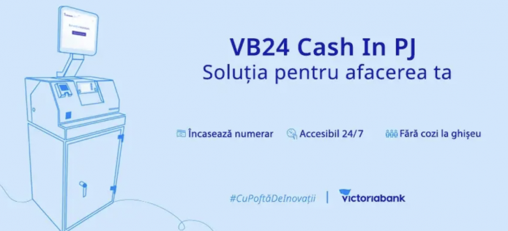 Victoriabank simplifică depunerile de numerar pentru companii