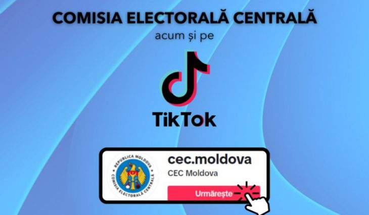 CEC anunță lansarea unei noi inițiative de informare a cetățenilor despre alegeri prin intermediul platformei TikTok