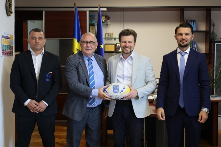 Perspectivele dezvoltării rugby-ului la noi în țară, discutate cu reprezentanții Federației europene de rugby