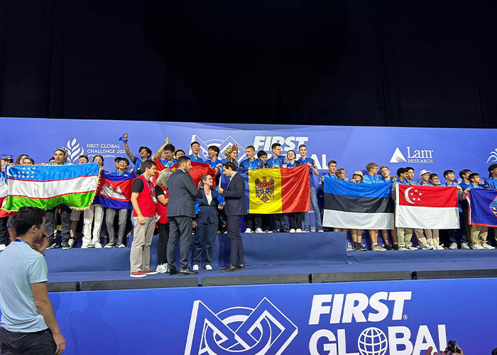 Echipa națională de robotică a cucerit două medalii de aur la Olimpiada Mondială FIRST Global Challenge