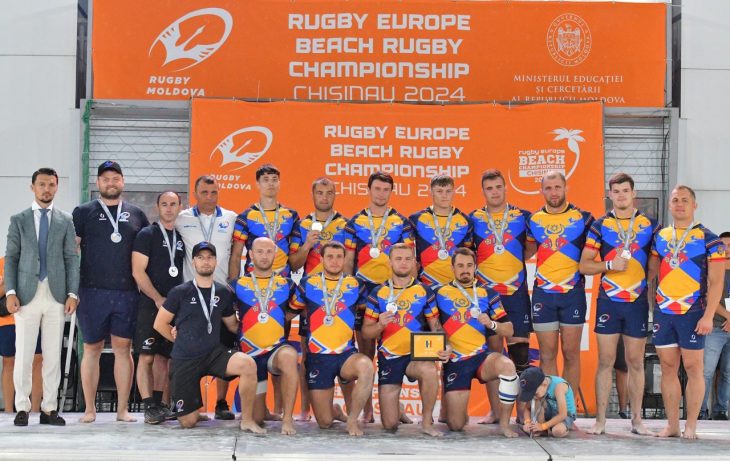 Echipa națională a Moldovei de rugby pe plajă a devenit vicecampioană europeană