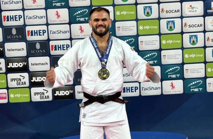 Judocanul Victor Sterpu a câștigat aurul la Grand Prix-ul de la Zagreb