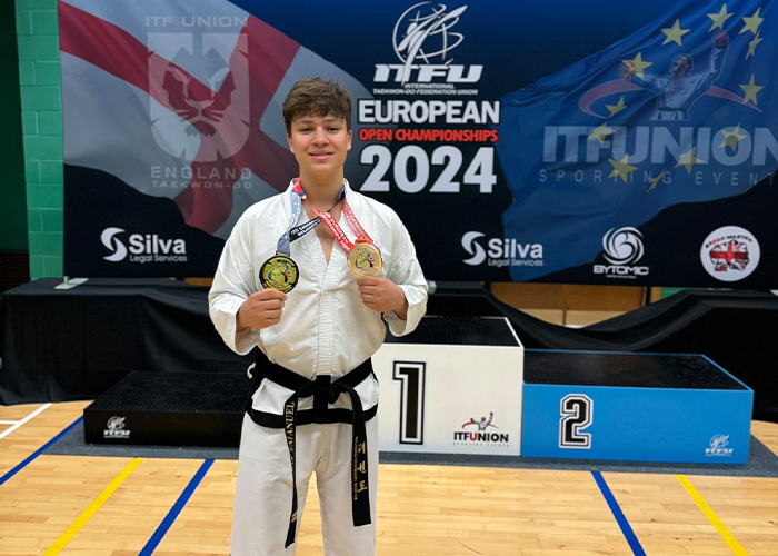 Emanuel Dunas din Cahul a devenit campion european la taekwondo