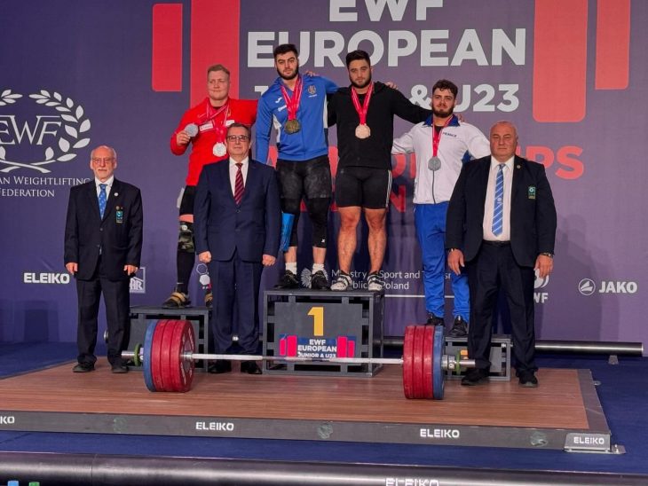 Tudor Bratu a cucerit 3 medalii de aur la Campionatul European de Haltere