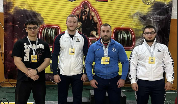 Cahuleni pe podium la turneul de powerlifting „Стальная Арена” din Rîbnița