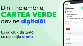 De astăzi, asigurarea Carte Verde devine digitală. Vezi detalii